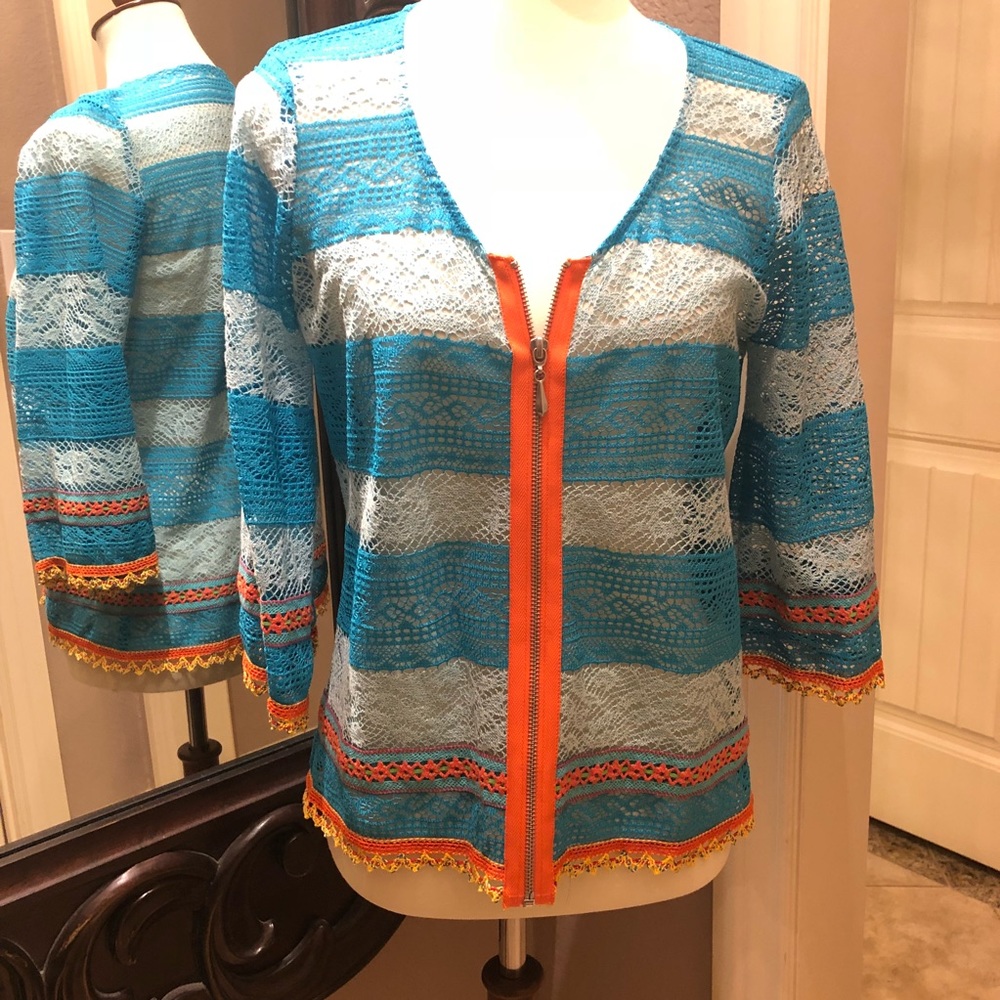 Ivy Jane zip lightweight cardigan